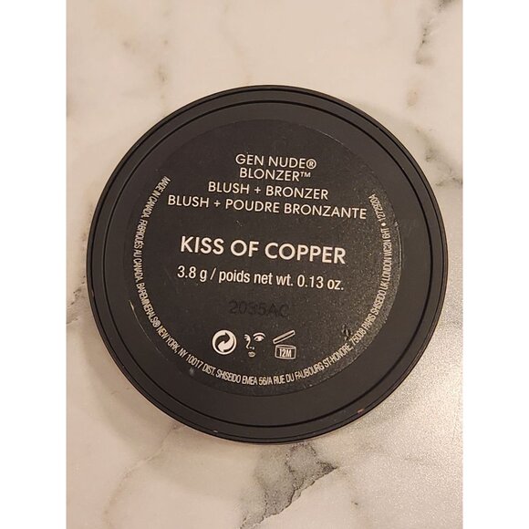 bareMinerals Gen Nude Blonzer Kiss of Copper .13 oz, Blush + Bronzer Hybrid - Picture 2 of 4